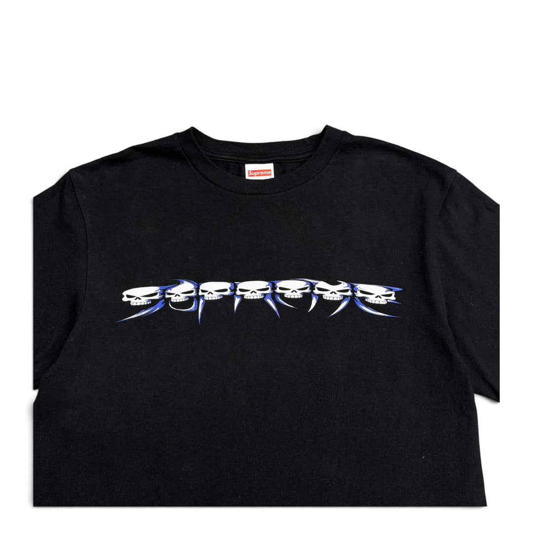 Supreme Skulls Spellout T Shirt Black (S)