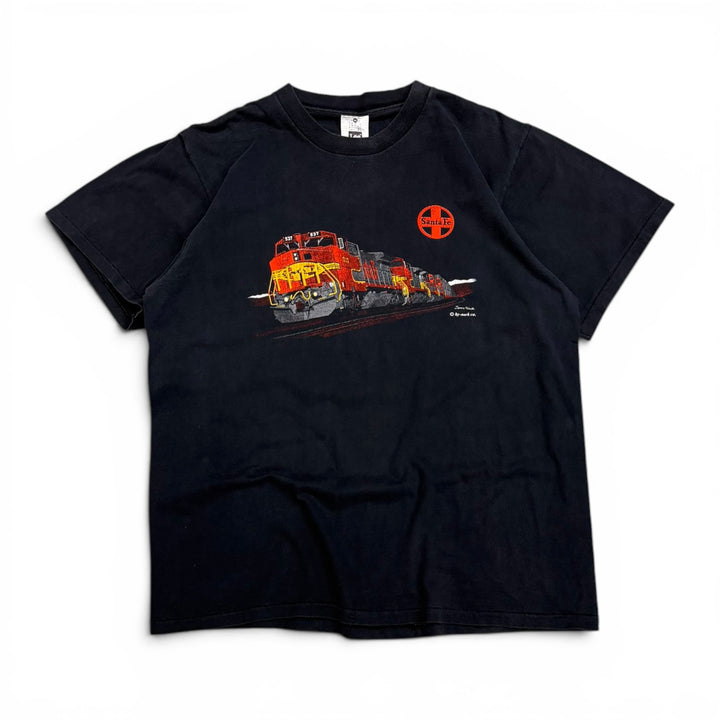 90's Vintage James Novak Black Graphic T-Shirt (XL)