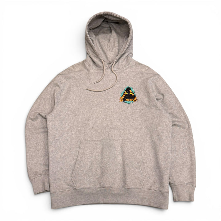 Palace Tri-Ripper Grey Pullover Hoodie (XL)