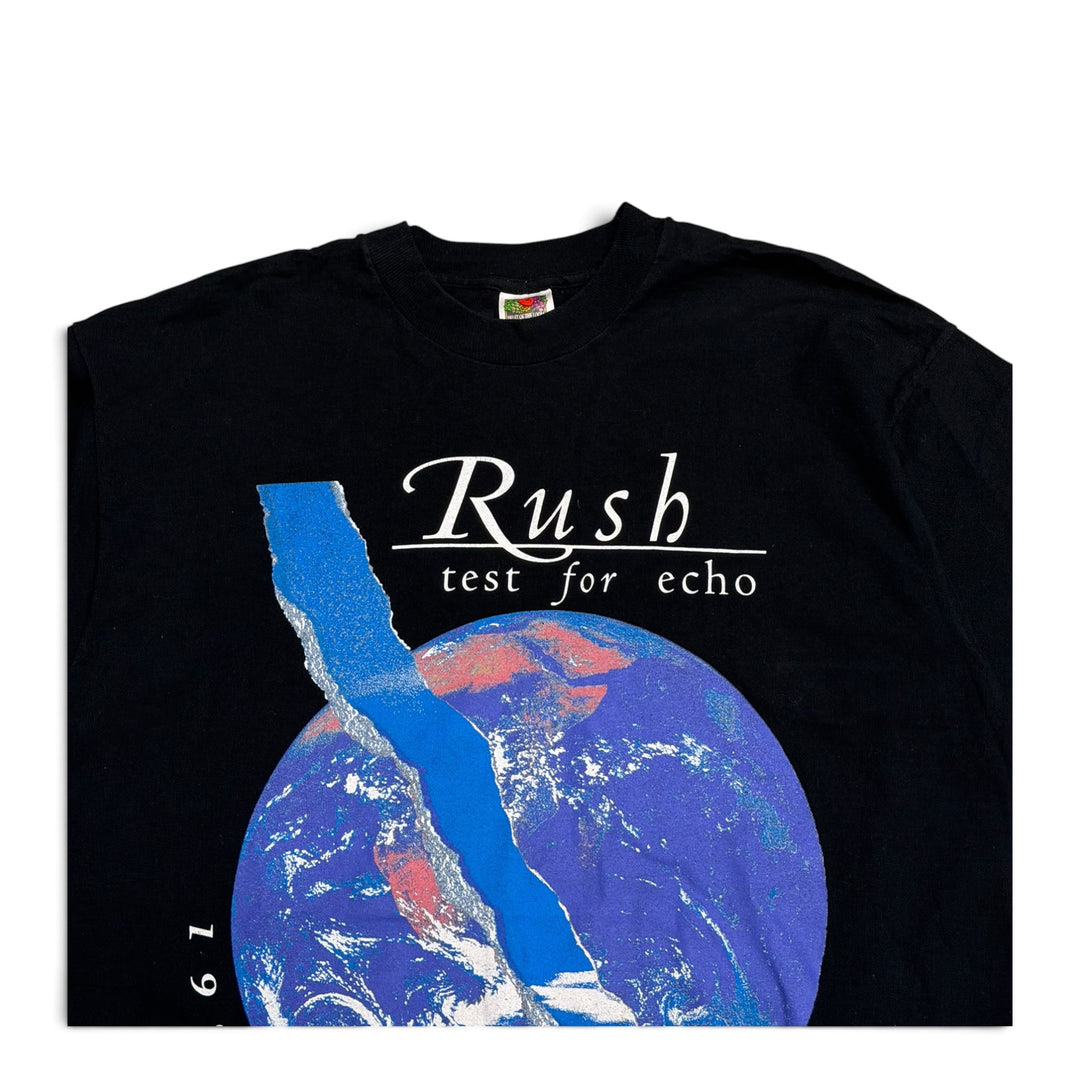 Vintage Rush Test For Echo Graphic T shirt 96-97's Black (XL)