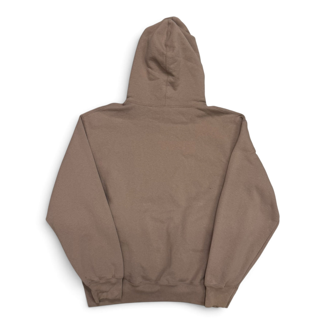 Supreme New York Light Brown Spellout Hoodie (L)