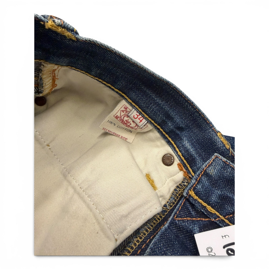 Vintage Evisu Engineered Jeans Blue 34"