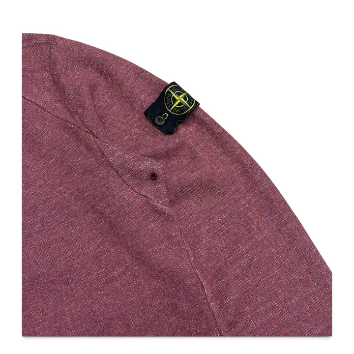Stone Island Crew Neck Knitted Sweatshirt Purple (L)