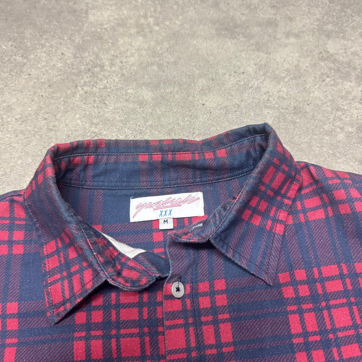 Yardsale Cropped Checkered Shirt (M)