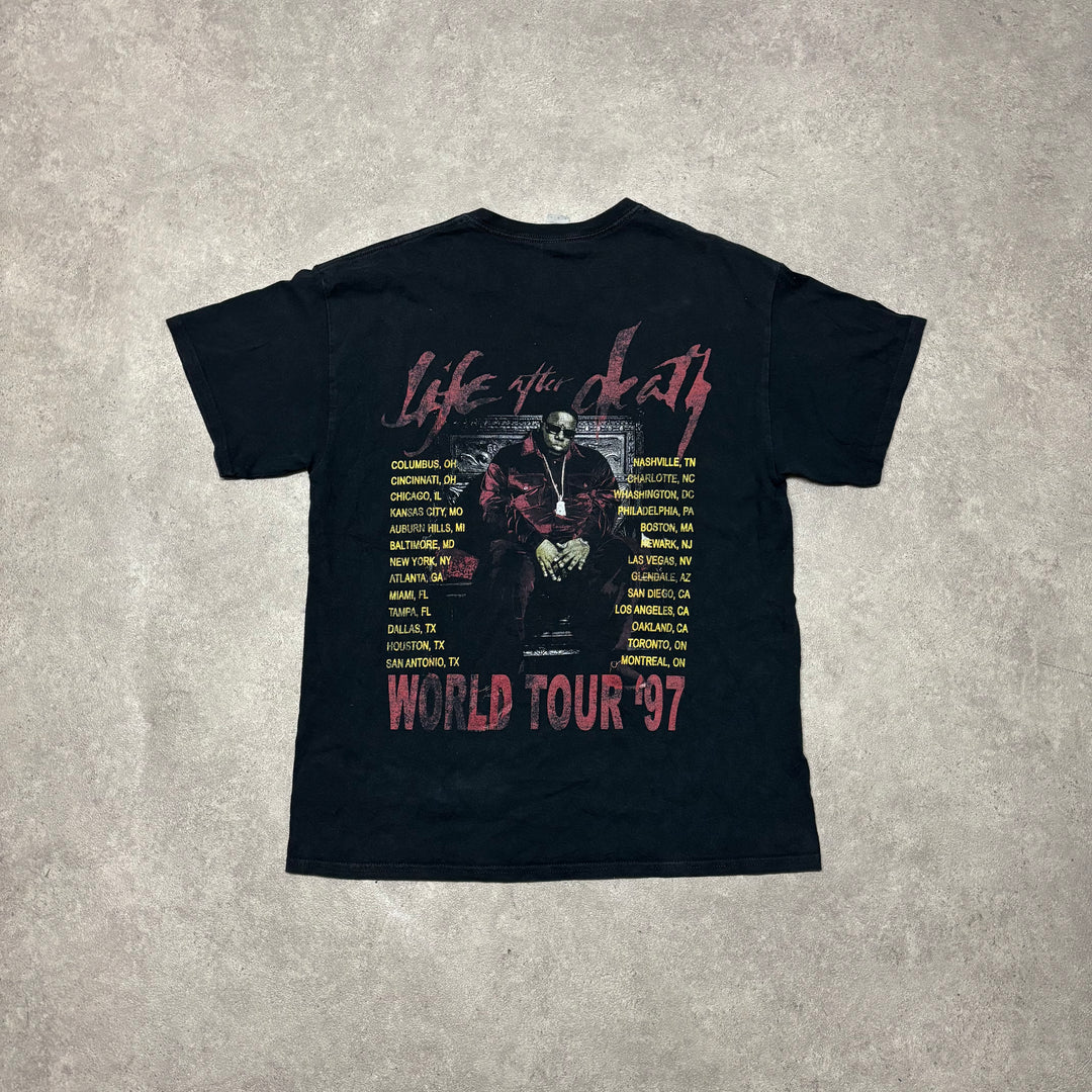 Vintage The Notorious BIG Black Graphic T-Shirt (L)