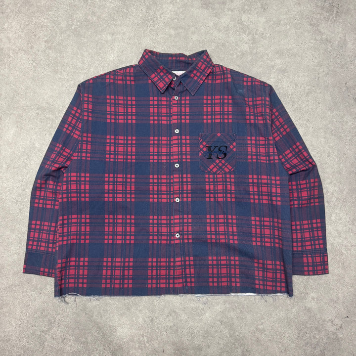 Yardsale Cropped Checkered Shirt (M)