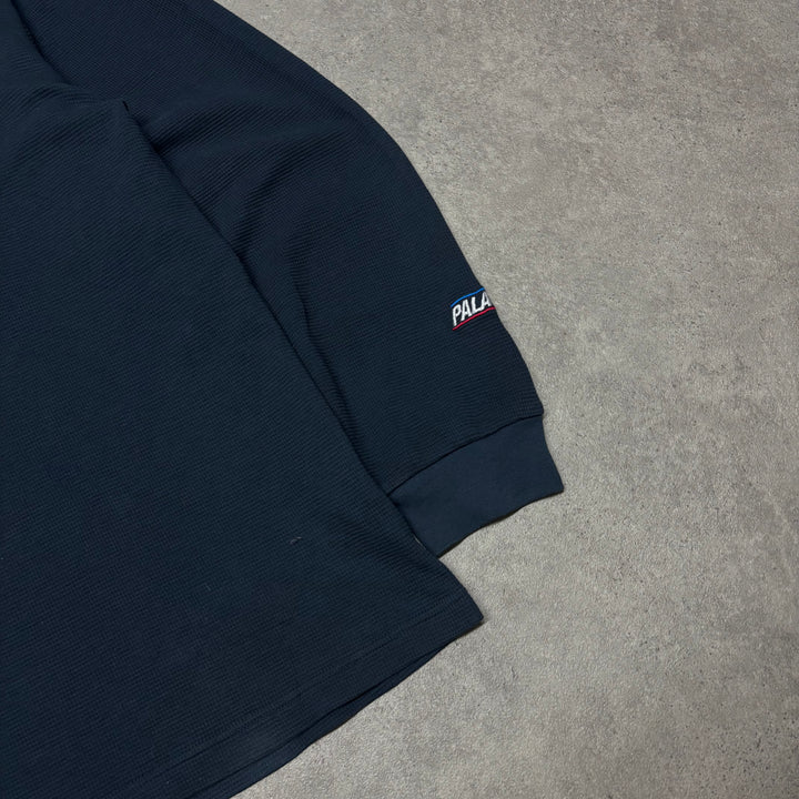 Palace Navy Basically A Waffle T-Shirt (XL)