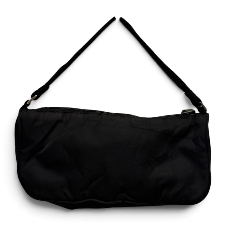 Prada Mini Nylon Handbag Pouch Black