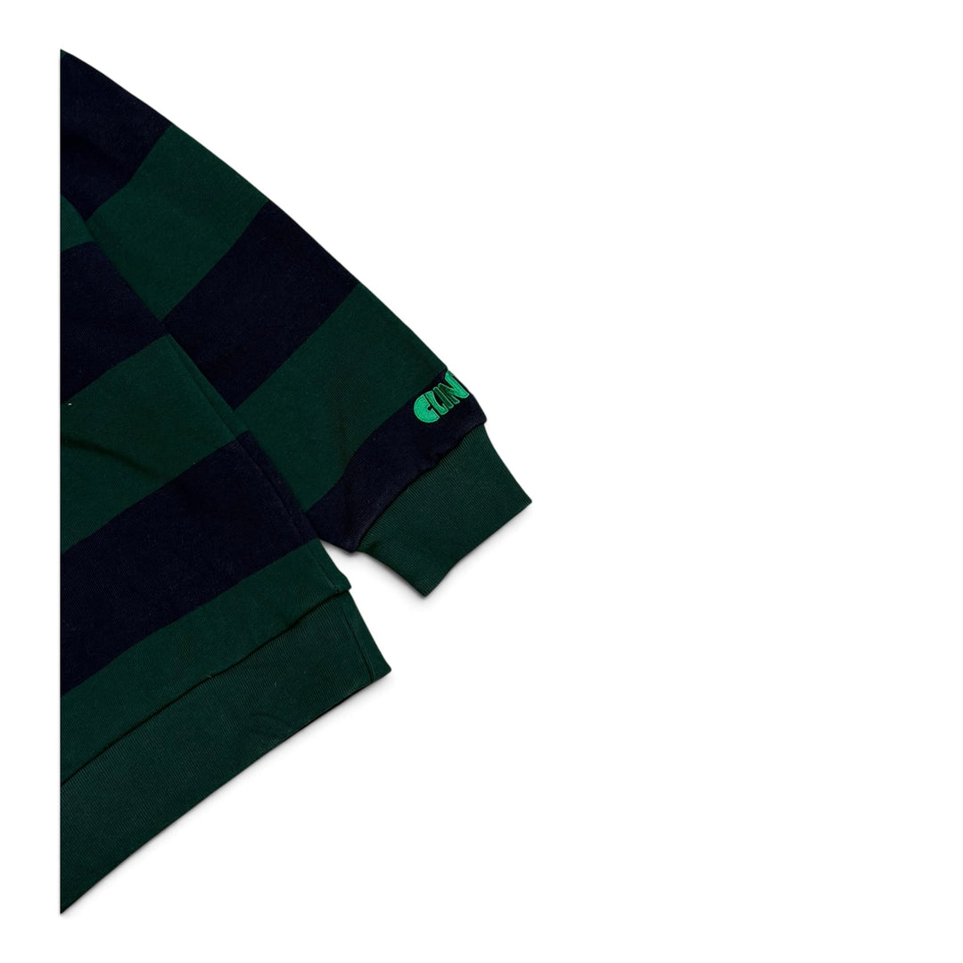 Clint’s Green & Navy Striped Rugby Jumper (M)