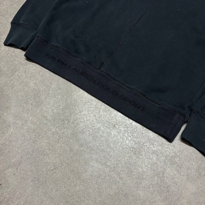 Vintage Polo Sport Black Sweatshirt (S)