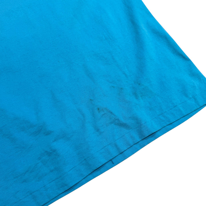 Vintage Perrier Blue Fish Graphic T-Shirt (L)