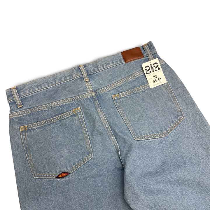Quiksilver Light Blue Denim Baggy Fit Jeans (32)