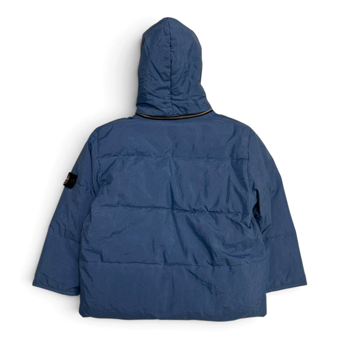 Vintage AW2000 Stone Island Pure Metal Shell Steel Jacket Blue (M)