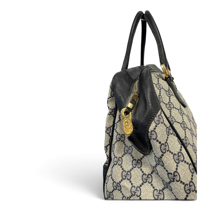 Gucci Monogram GG Boston Bag Grey