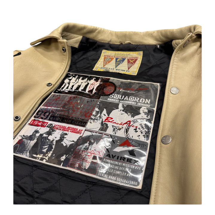 Vintage Avirex Leather Jacket (XXL)
