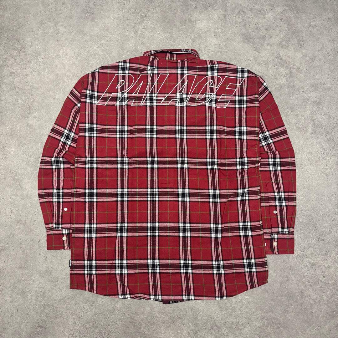 Palace Red Checkered Lumber Yak Shirt (M)