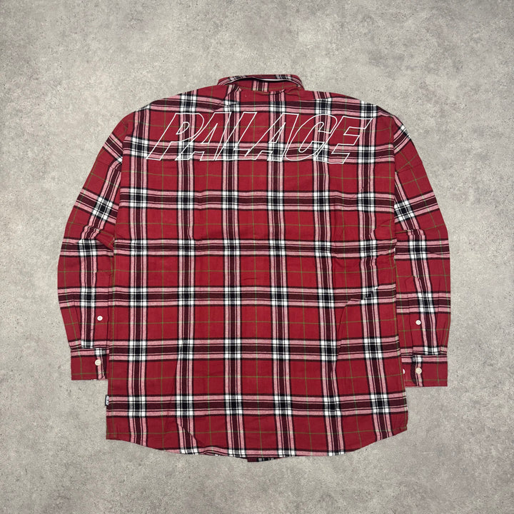 Palace Red Checkered Lumber Yak Shirt (M)