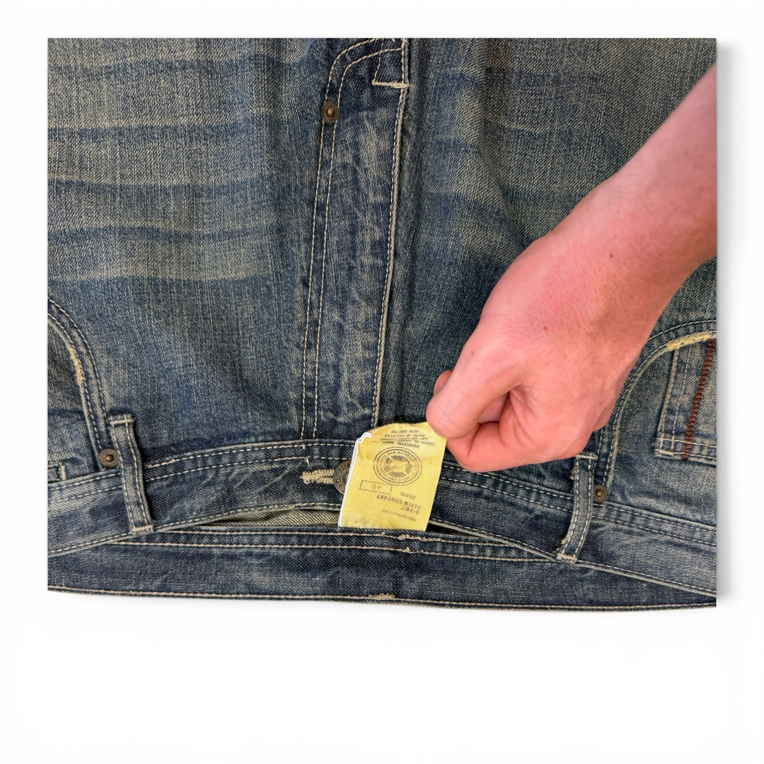 Vintage Southpole 90's Baggy Denim Shorts Blue (30")