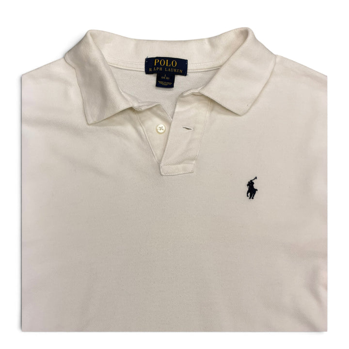 Polo Ralph Lauren Long Sleeve Polo Shirt White (L)