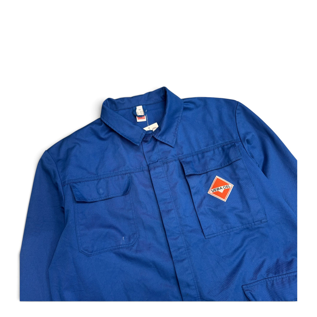 Vintage Distressed Blue French Chore Jacket (XL)