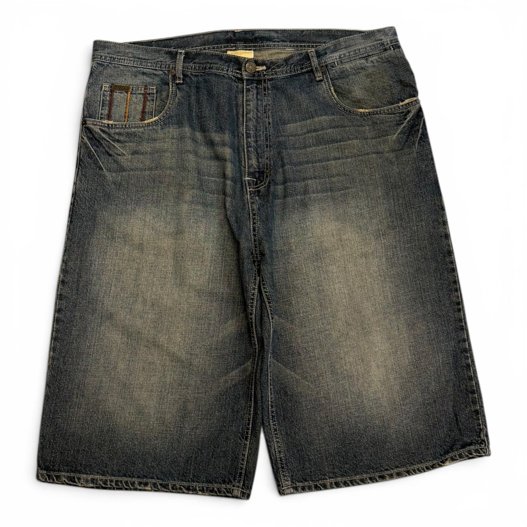 Vintage G Unit 90's Baggy Denim Shorts Dark Blue (40")