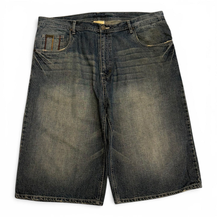 Vintage G Unit 90's Baggy Denim Shorts Dark Blue (40")