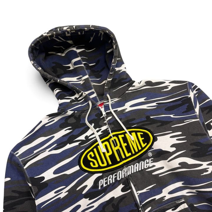 Supreme Performance Zip Up Hoodie Blue (L)
