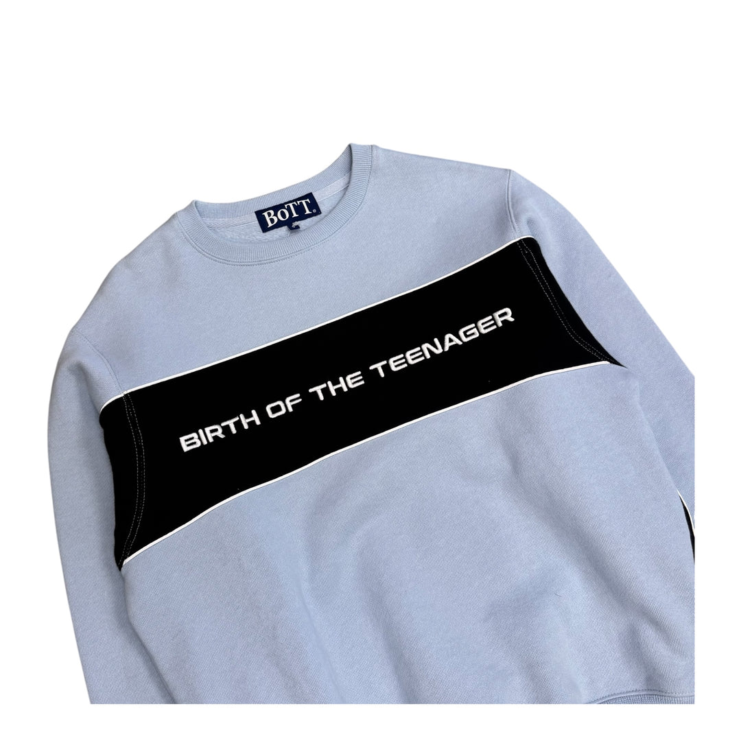 Bott Crewneck Spell Out Sweatshirt Blue (S)