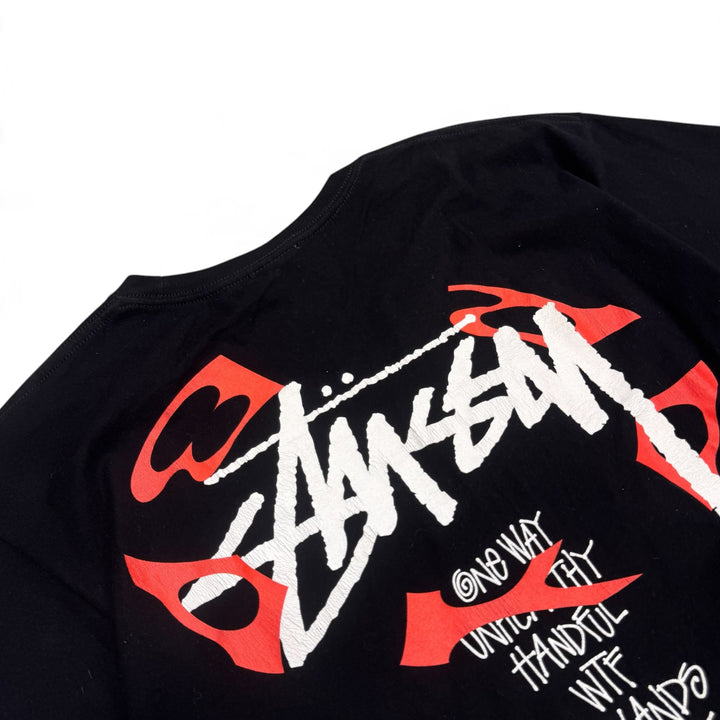 Stussy x Bakar x Bone Soda Graphic T shirt Black (L)