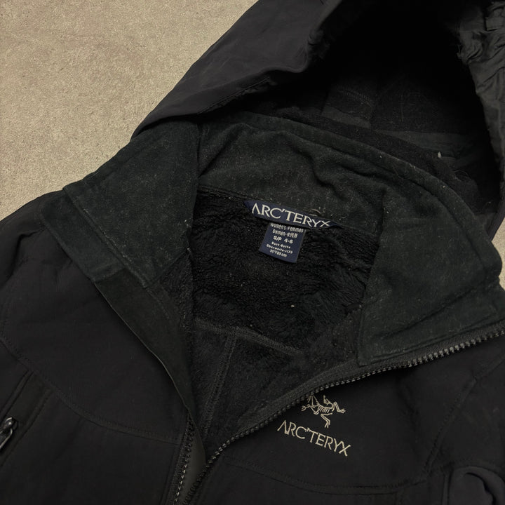 Arc'teryx Black Lightweight Shell Jacket (Women's S)