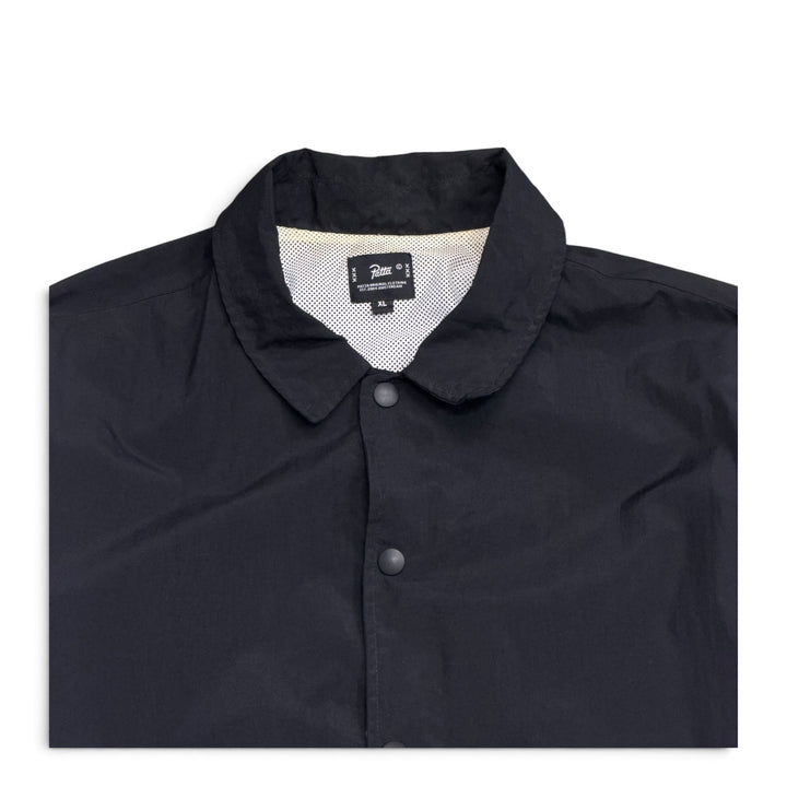 Patta Button Up Shell Jacket Black (XL)