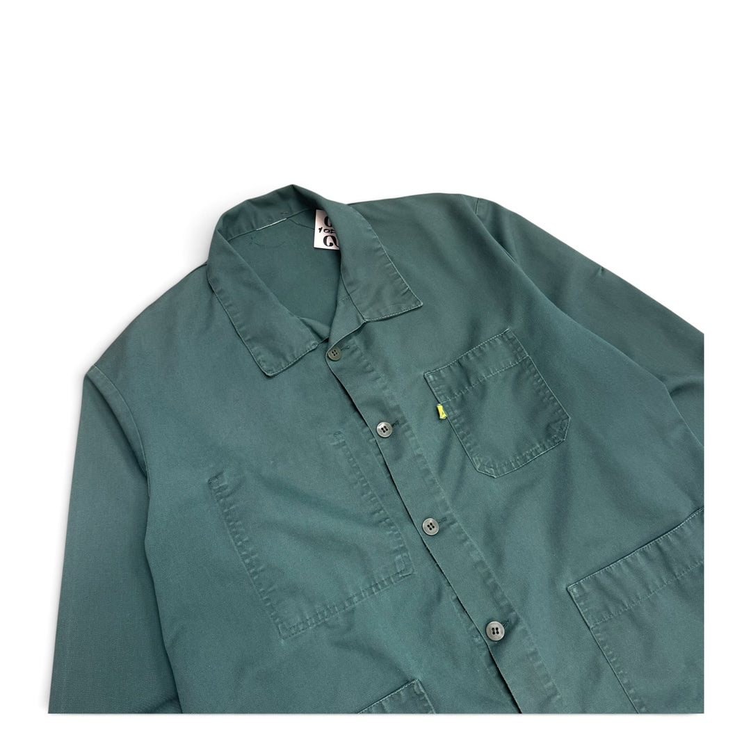 Vintage Distressed Green French Chore Jacket (L)