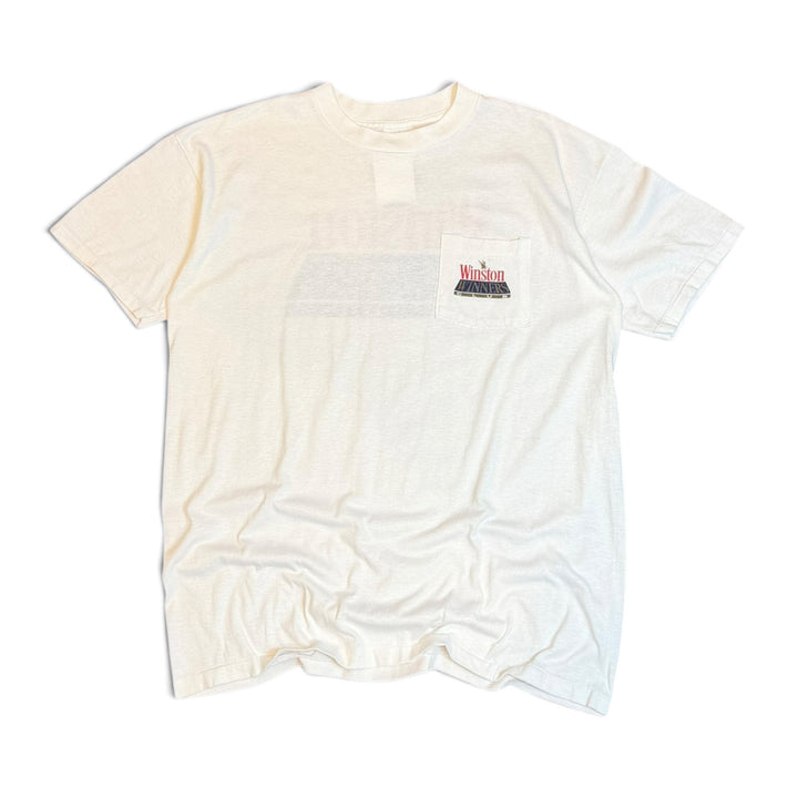 90's Vintage Winston White Graphic T-Shirt (XL)