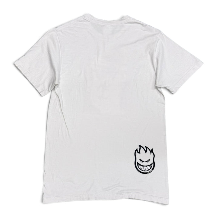 Supreme white spitfire graphic T-shirt (S)
