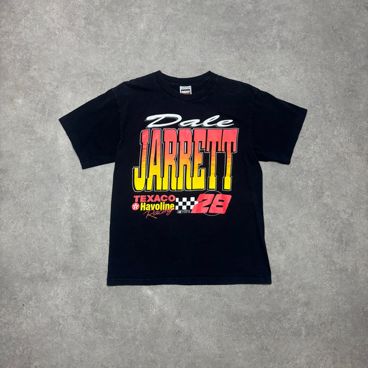 Vintage Nascar Black Graphic T-Shirt (L)