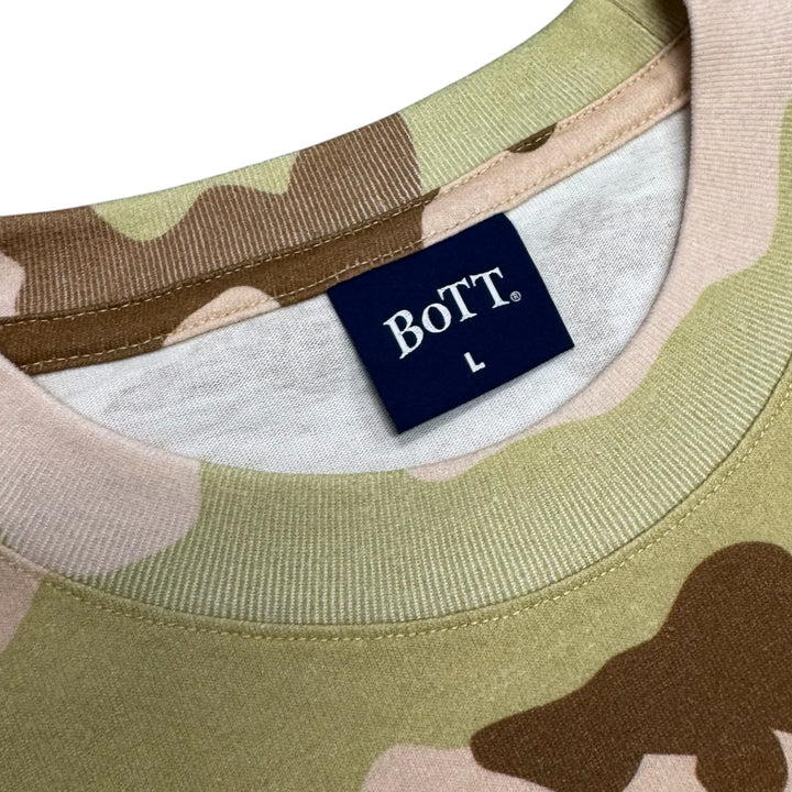 Bott Green Brown & Pink Camo Graphic T-Shirt (L)