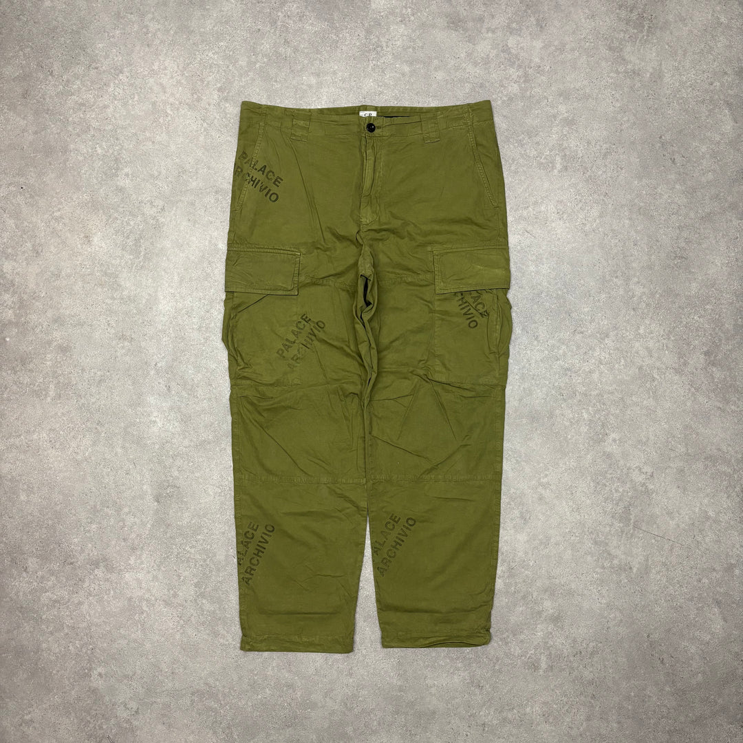 Palace x CP Company Archivio Green Trousers (32x30)