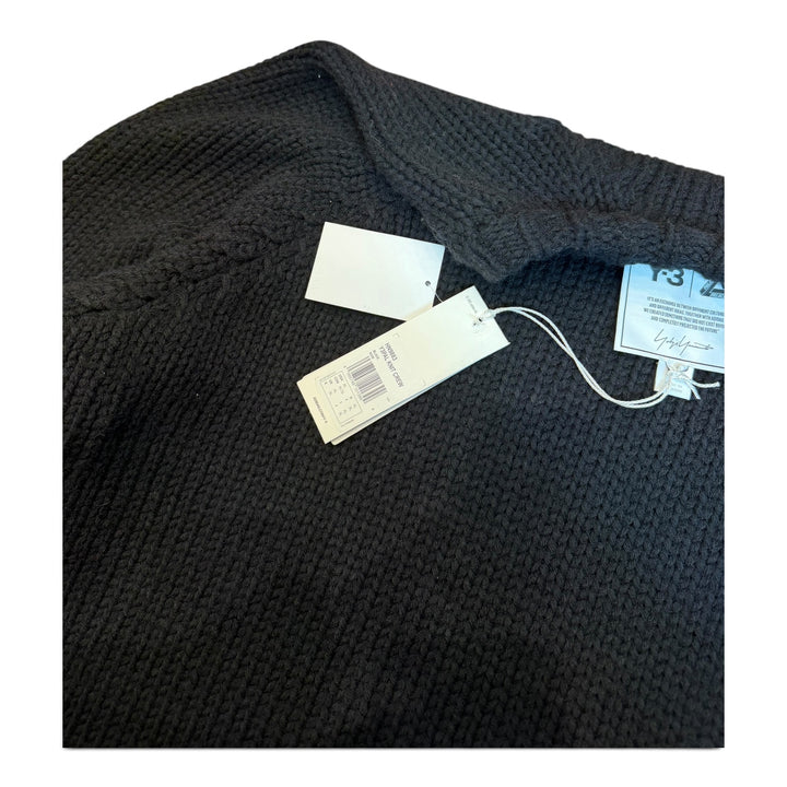 BNWT Palace x Y-3 Black Heavy Knitted Sweater (XL)