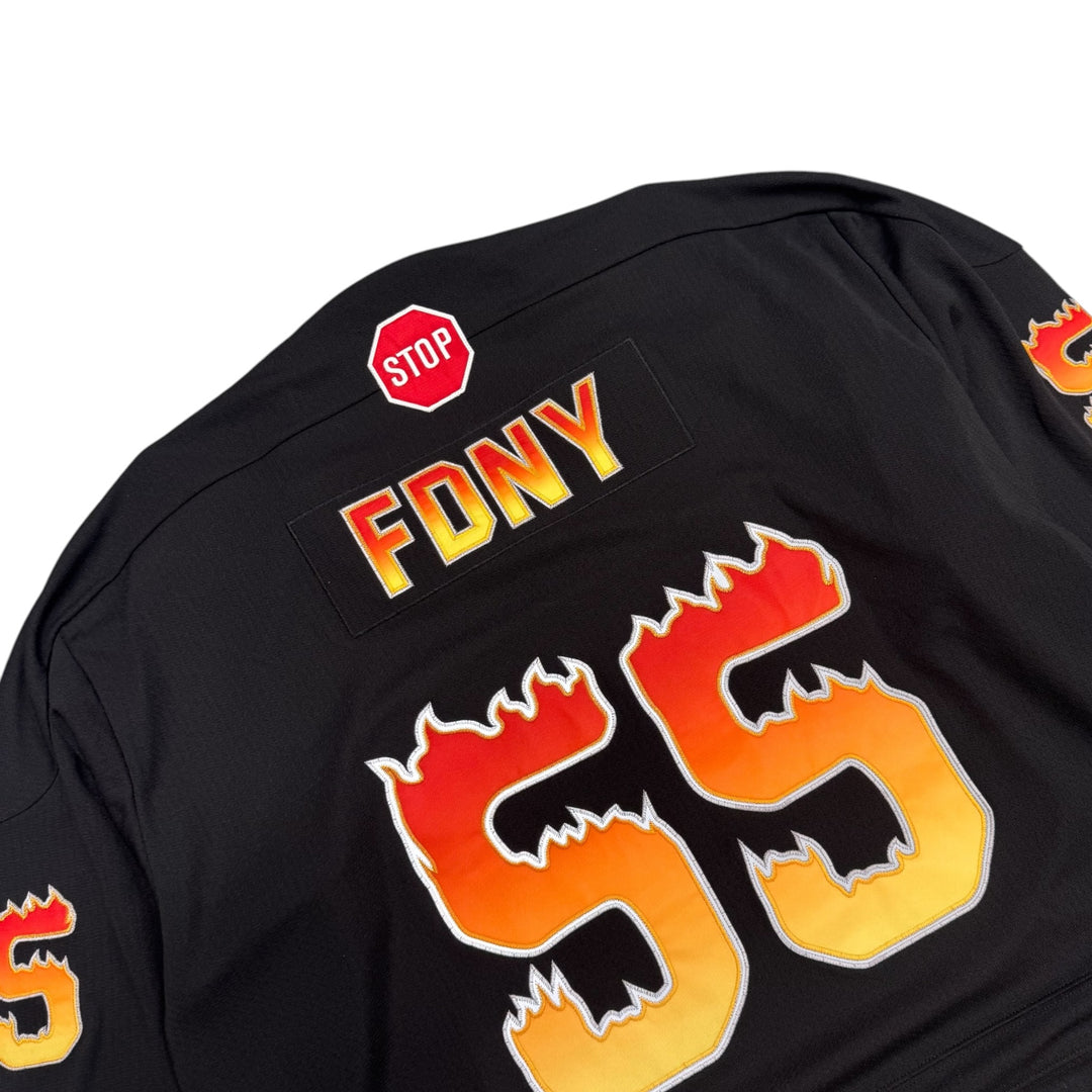 Supreme FDNY Black Hockey Jersey Top (XXL)