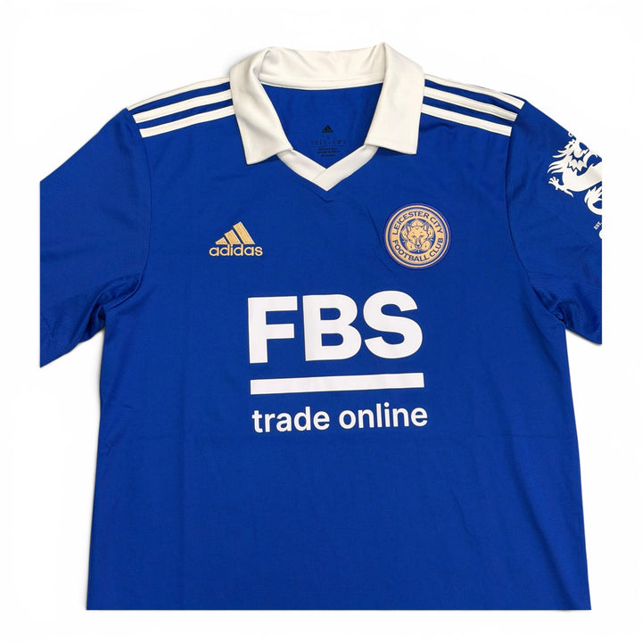 2022-2023 Leicester Home Football Shirt Blue (S)