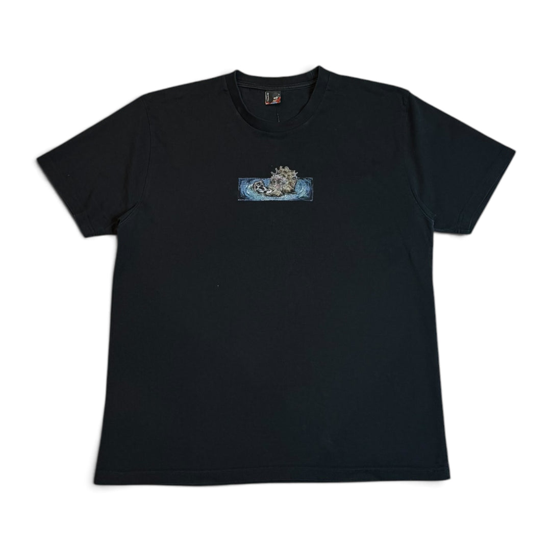 Derschutze Black Graphic T-Shirt (XL)
