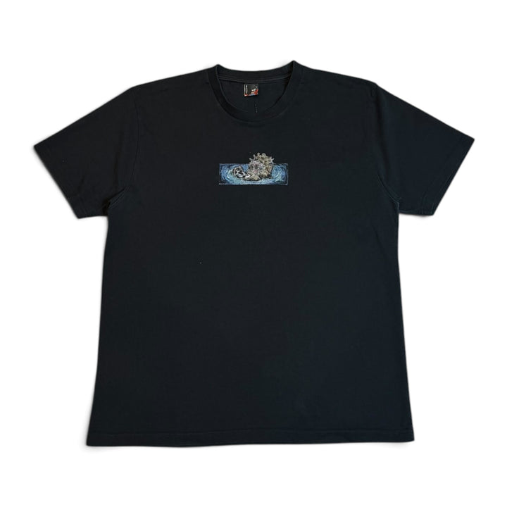 Derschutze Black Graphic T-Shirt (XL)