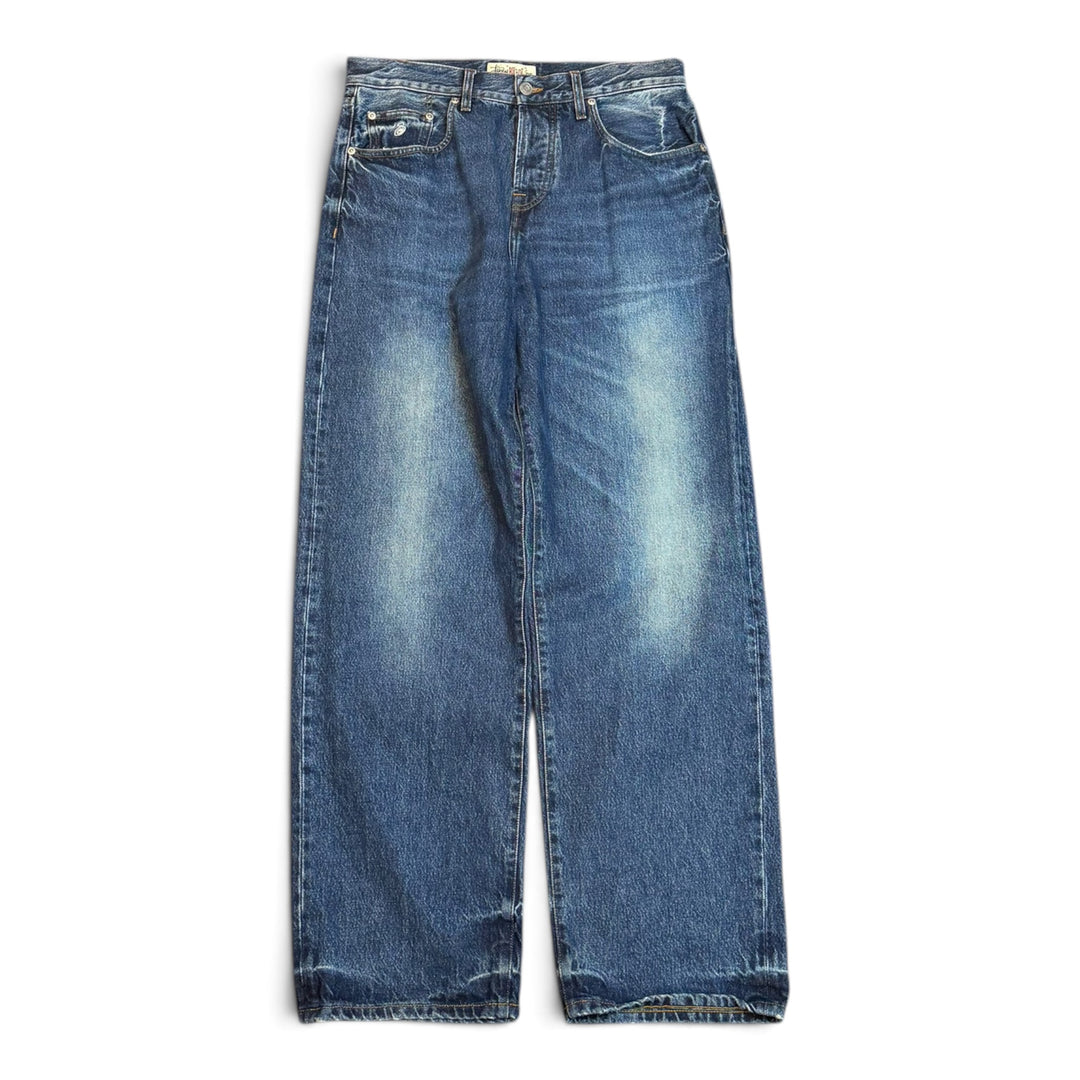 Stussy Big Ol Jean Washed Blue Denim Trousers (30)