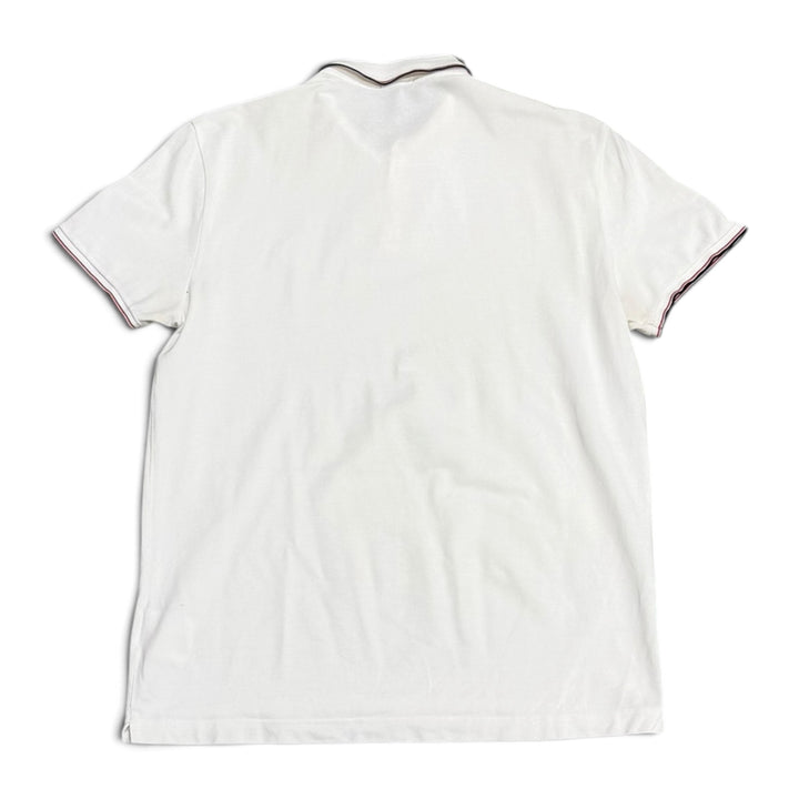 Vintage Moncler Polo T Shirt White (XL)
