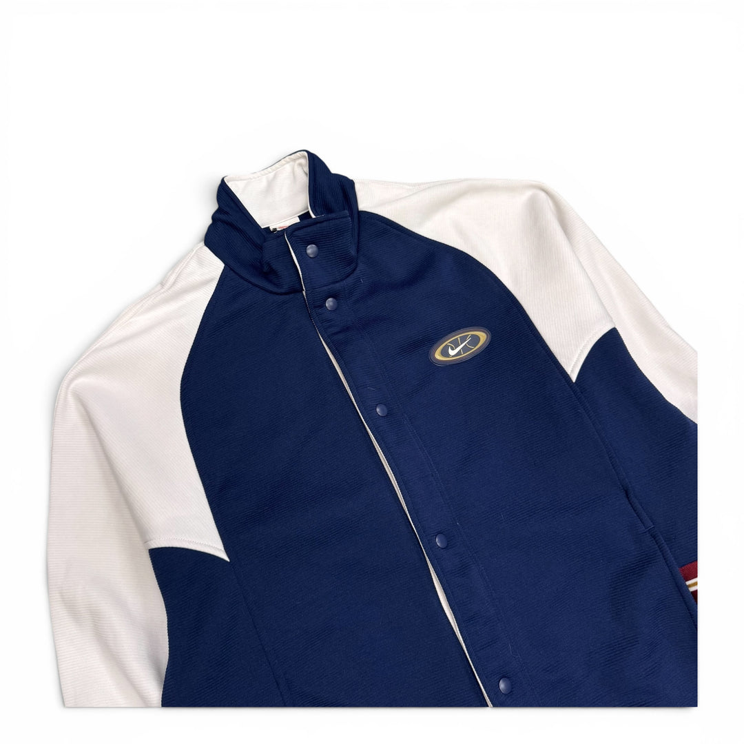 Vintage 90's Snap Sweater Navy (XL)