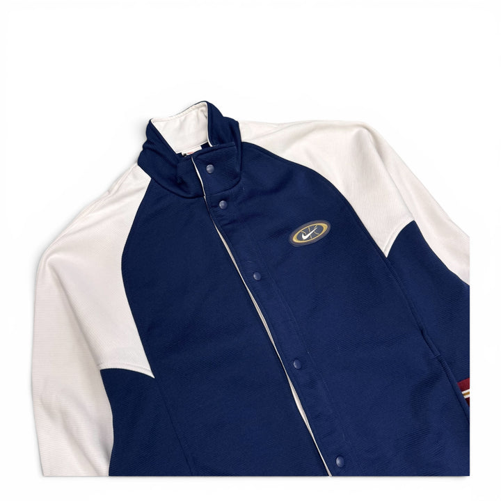 Vintage 90's Snap Sweater Navy (XL)