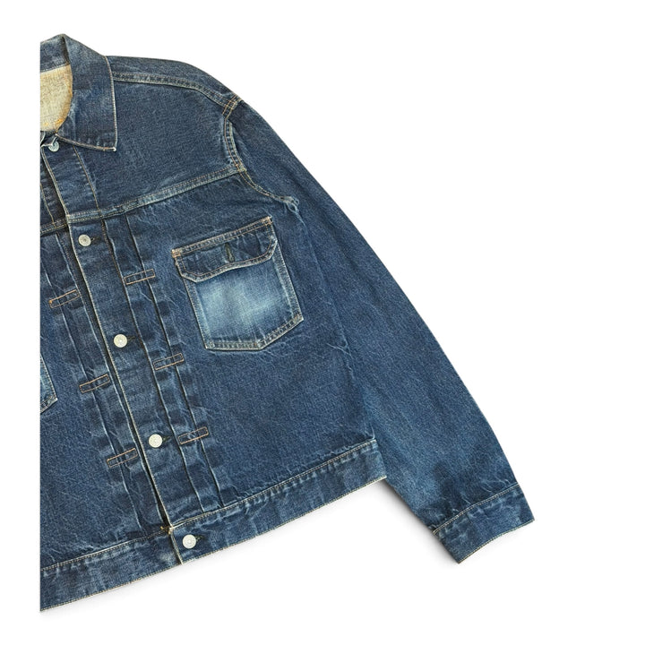 Vintage Evisu Salvage Blue Denim Jacket (M)