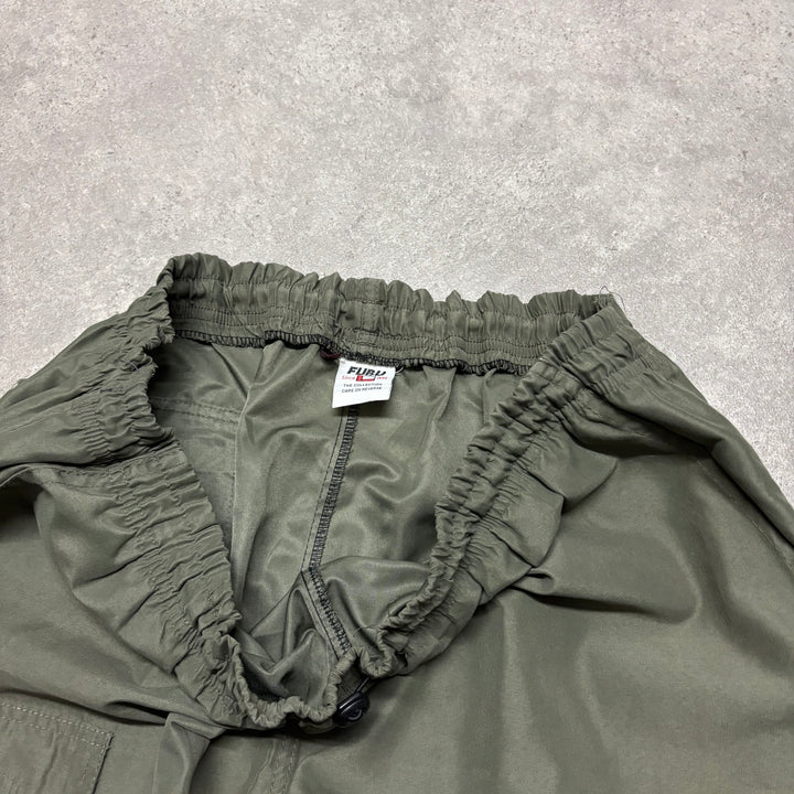 Vintage Fubu Long Khaki Shorts (XXL)