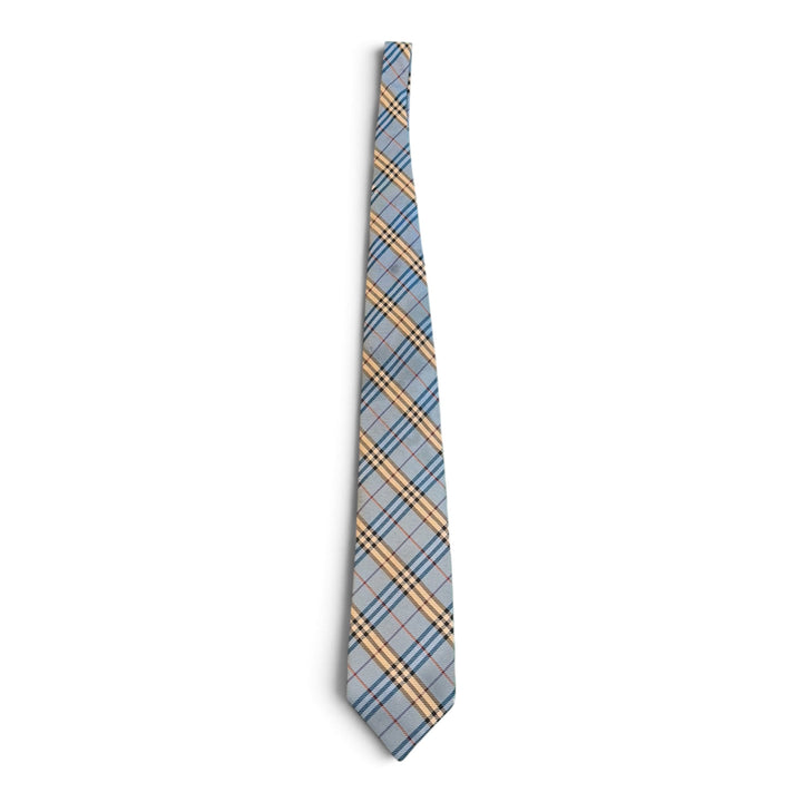Vintage Burberry Blue Novacheck Tie