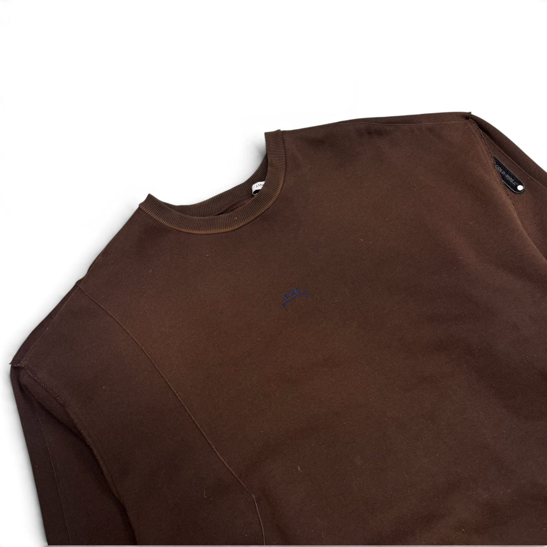 A-Cold-Wall Crew Neck Sweatshirt Brown (M)